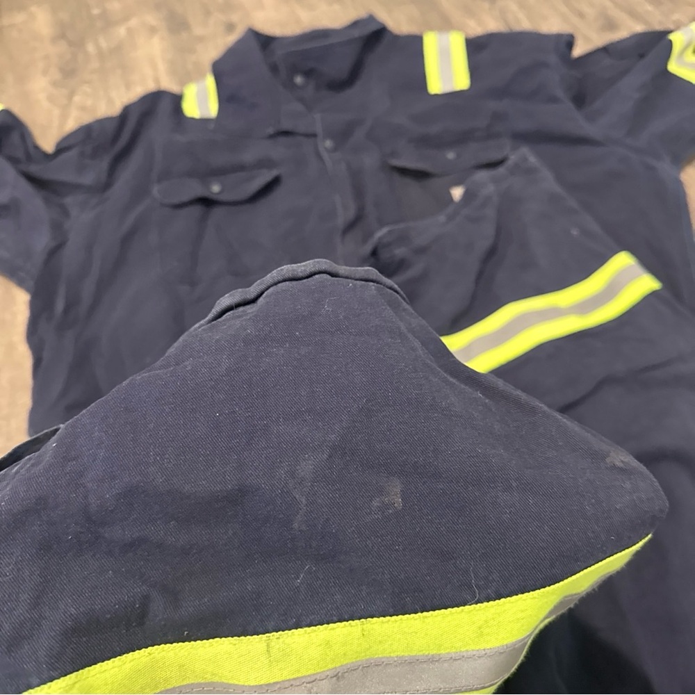 CARHARTT Fr Coveralls Mens Sz 3XL Reg. Workwear Hi Vis Flame Resistant 391-20 - Picture 12 of 13